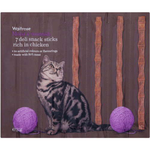 Waitrose Deli Snack Sticks Turkey & Chicken 7s Cat Treats