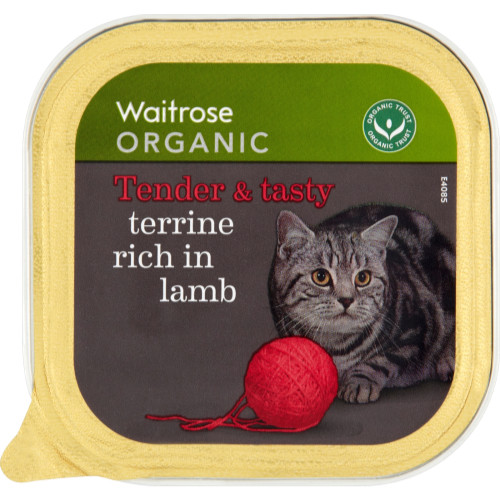Waitrose Organic Terrine Rich in Lamb Cat Food