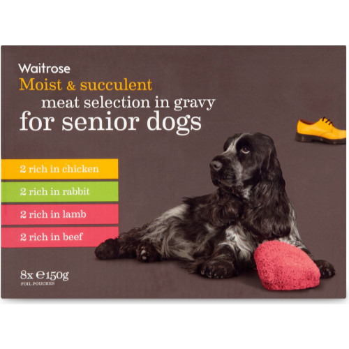 Waitrose Meat Selection in Gravy Senior Dog Food