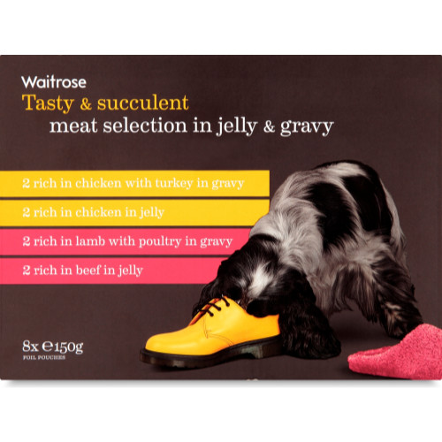 Waitrose Meat Selection in Jelly & Gravy Adult Dog Food