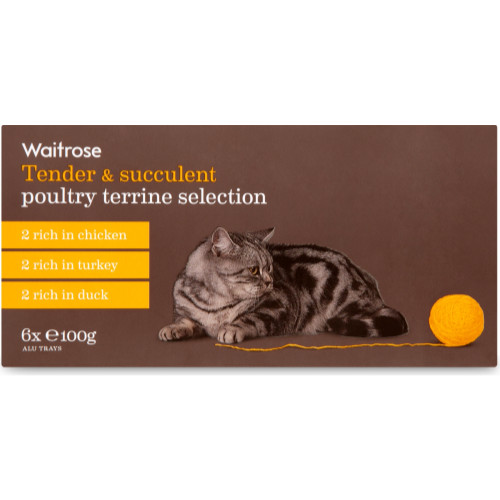 Waitrose Terrine Poultry Selection Cat Food
