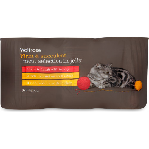 Waitrose Meat Selection In Jelly Cat Food