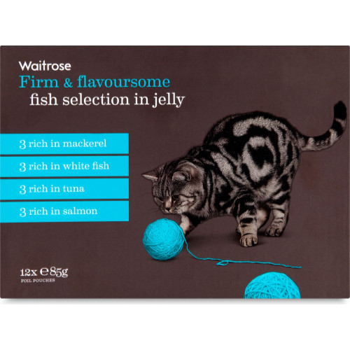 Waitrose Fish Selection in Jelly Cat Food