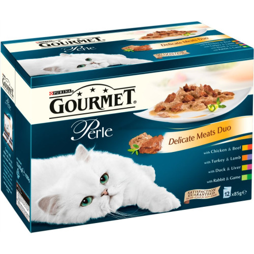 Gourmet Perle Delicate Meats Duo Cat Food