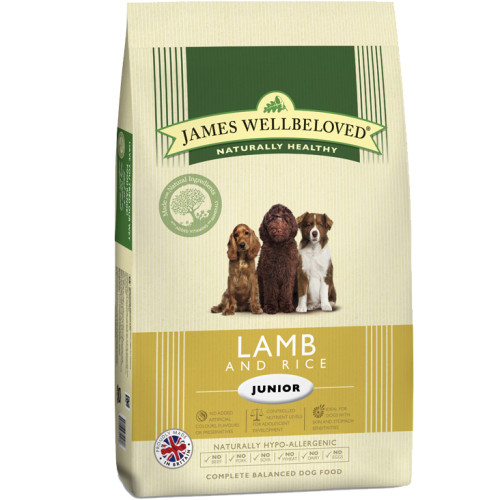 James Wellbeloved Lamb & Rice Junior Dog Food