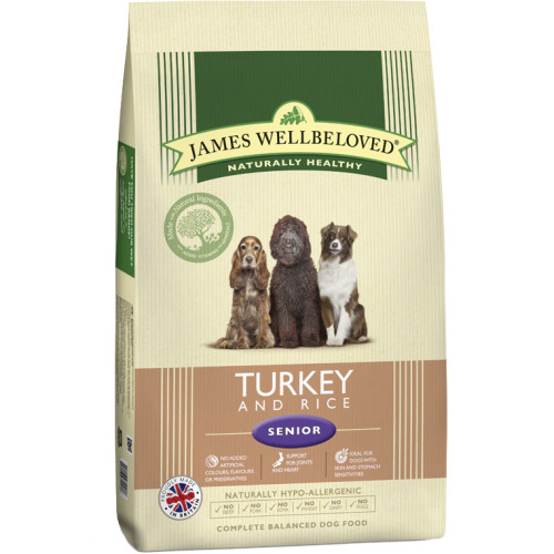 James Wellbeloved Turkey & Rice Senior Dog Food