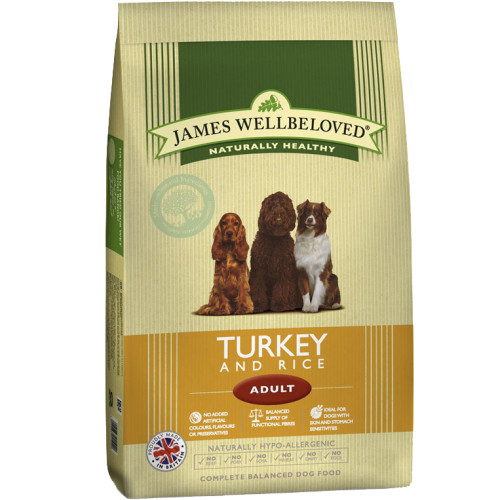 James Wellbeloved Turkey & Rice Adult Dog Food