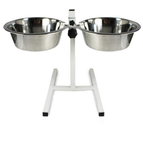 Rosewood Adjustable Double Diner Dog Bowl