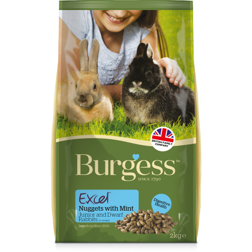 Burgess Excel Nuggets with Mint Junior/Dwarf Rabbit Food