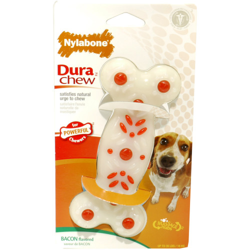 Nylabone DuraChew Plus Bacon Bone Dog Chew