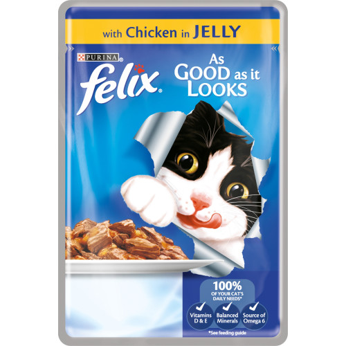 Felix As Good As It Looks Chicken In Jelly Cat Food