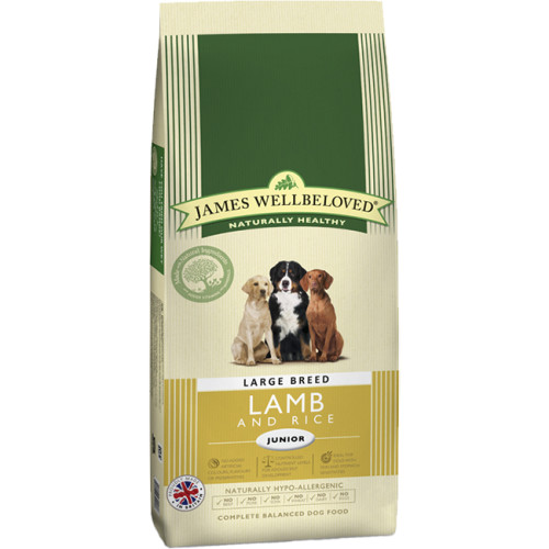 James Wellbeloved Lamb & Rice Junior Large Breed Dog Food