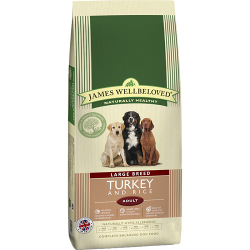 James Wellbeloved Turkey & Rice Adult Large Breed Dog Food