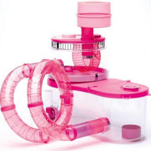Rotastak Pink Fun Palace Small Pet Cage