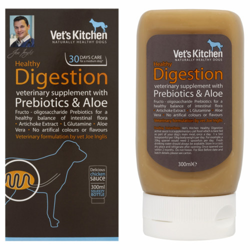 Vets Kitchen Healthy Digestion Supplement 300ml Squeezy Bottle