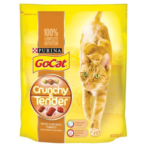 Go-Cat Crunchy Chicken Turkey & Vegetables Cat Food