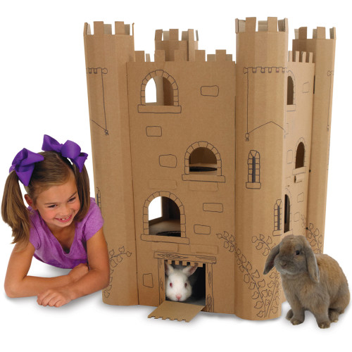 Smartkitz Cardboard Pet Castle