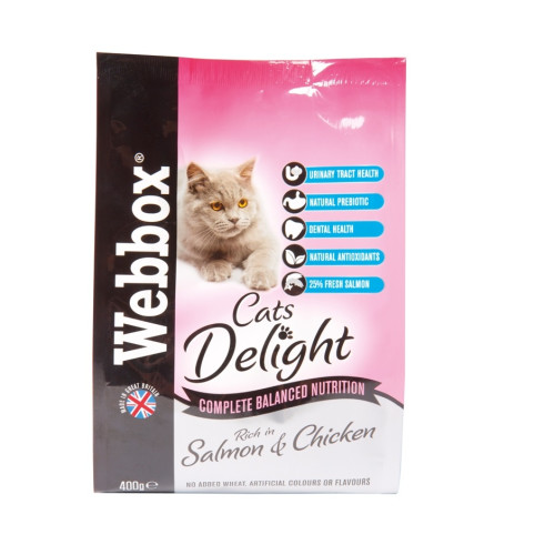 Webbox Cat Delight Complete Salmon & Chicken Adult Cat food