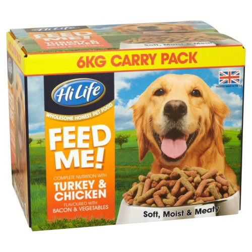 HiLife FEED ME! Complete Nutrition with Turkey & Chicken flavoured with Bacon & Veg