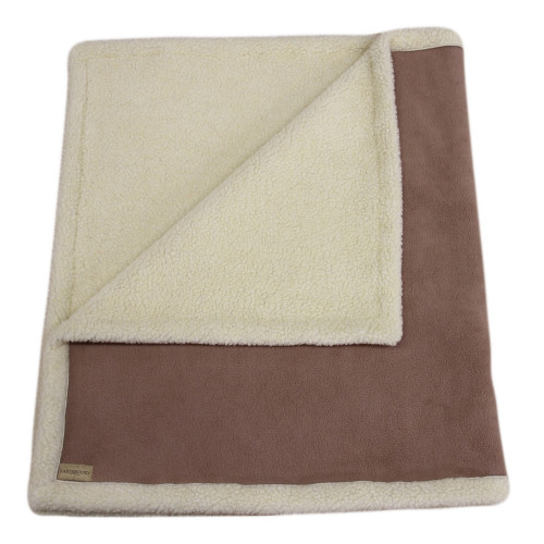 Earthbound Sherpa Caramel Dog Blanket