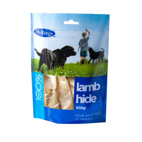 Hollings Lamb Hide Dog Treat
