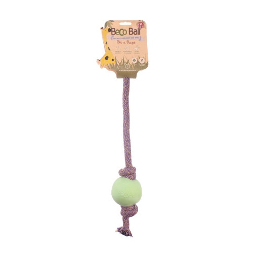 Beco Rope Eco Friendly Ball & Rope Dog Toy