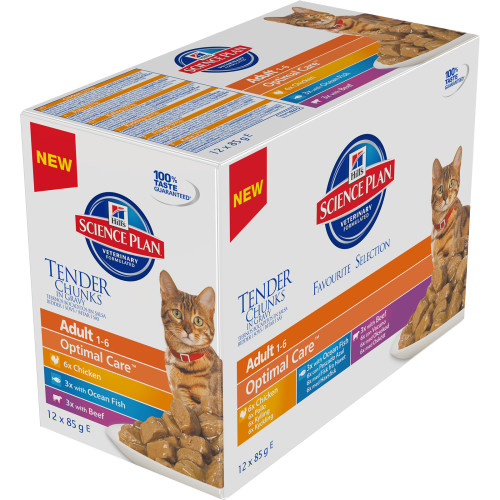 Hills Science Plan Feline Adult Pouches