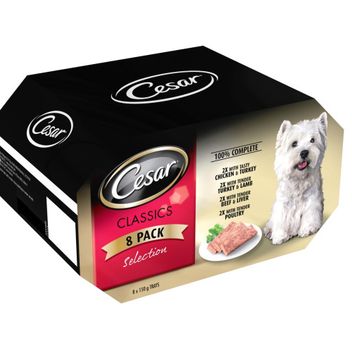 Cesar Trays Classics Selection Adult Dog Food