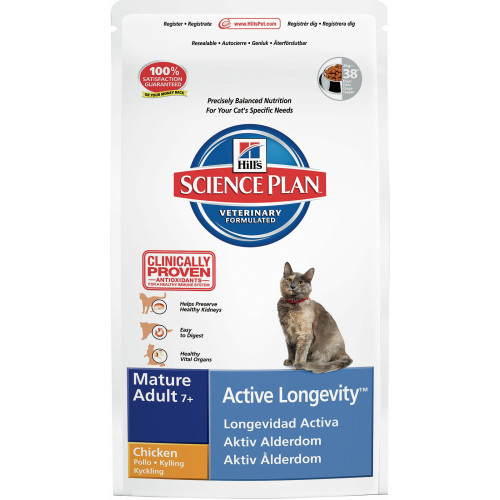 Hills Science Plan Feline Mature 7+ Active Longevity Chicken
