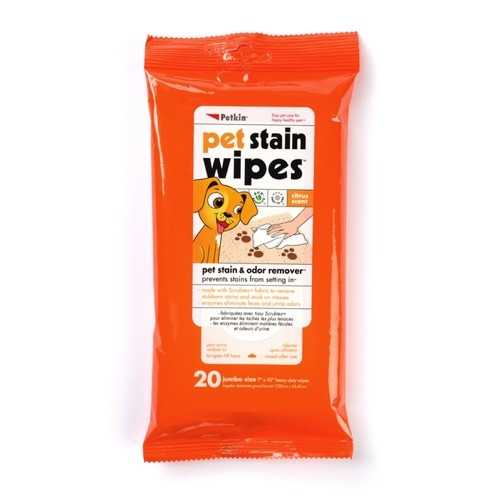 Petkin Pet Stain & Odour Wipes