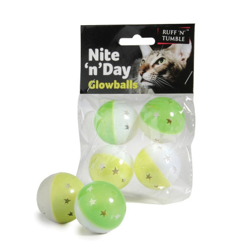 Sharples Pet Nite n Day Glow Balls for Cats