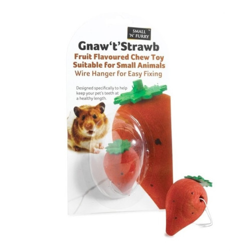 Sharples Pet Gnaw T Strawb for Small Animals