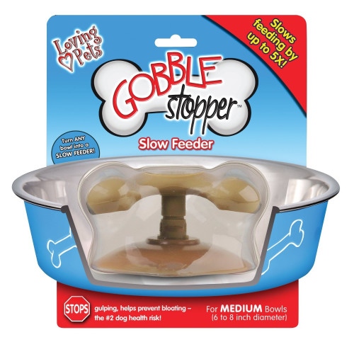 Loving Pets Gobble Stopper Slow Feeder for Dogs