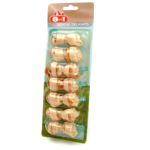 8in1 Dental Delights Chicken Dog Bones