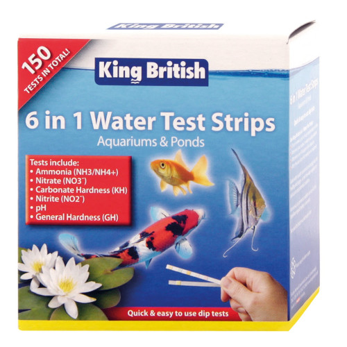 King British 6in1 Water Test Strip