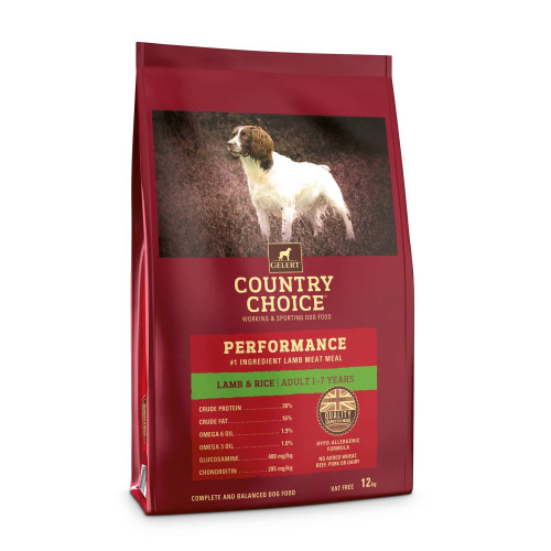 Gelert Country Choice Performance Lamb & Rice Adult Dog Food