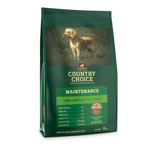 Gelerts Country Choice Maintenance Lamb & Rice Adult Dog Food