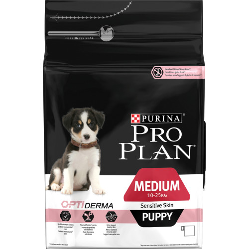 PRO PLAN OPTIDERMA Salmon Sensitive Skin Medium Puppy Food