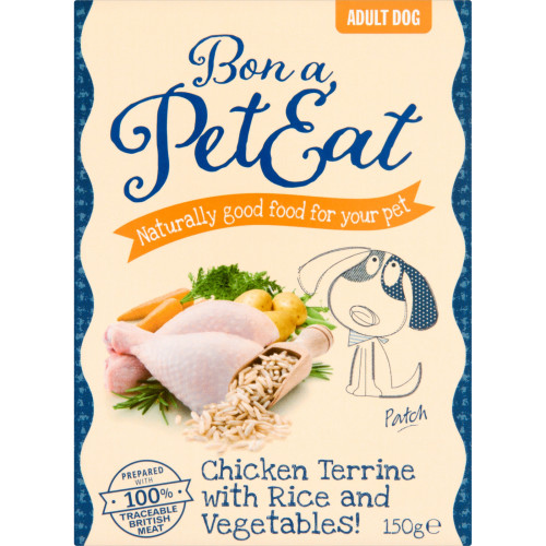 Bon a PetEat Chicken Terrine Dog Food