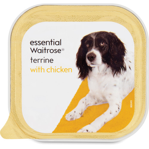 essential Waitrose Terrine with Chicken Dog Food
