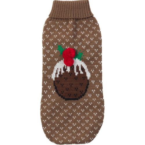 House of Paws Christmas Pudding Dog Jumper