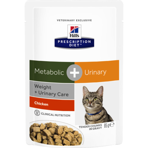 Hills Prescription Diet Feline Metabolic + Urinary Pouches