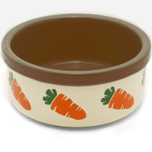 Rosewood Stoneware Ceramic Bowl Carrot