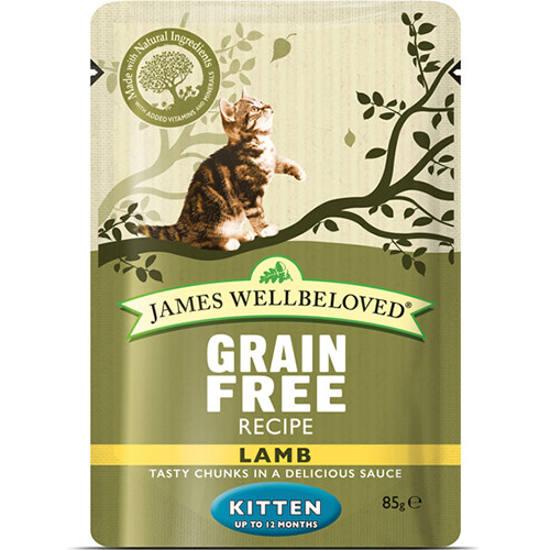 James Wellbeloved Lamb Kitten Pouches