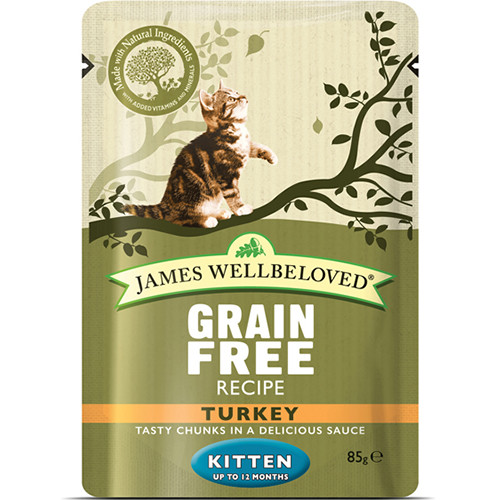 James Wellbeloved Turkey Kitten Pouches