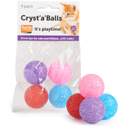 Sharples Pet Cryst a Balls Cat Toy
