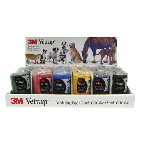 3M Vetrap Bandages Assorted Display 24 Pack