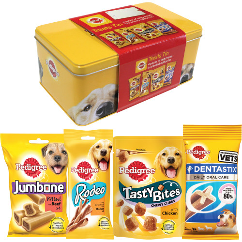 Pedigree Dog Treats Gift Tin