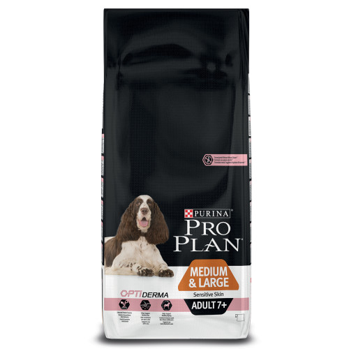 PRO PLAN OPTIDERMA Salmon Sensitive Skin Medium Adult 7+ Dog Food