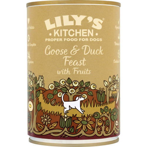 Lilys Kitchen Goose and Duck Feast with Fruits Dog Food